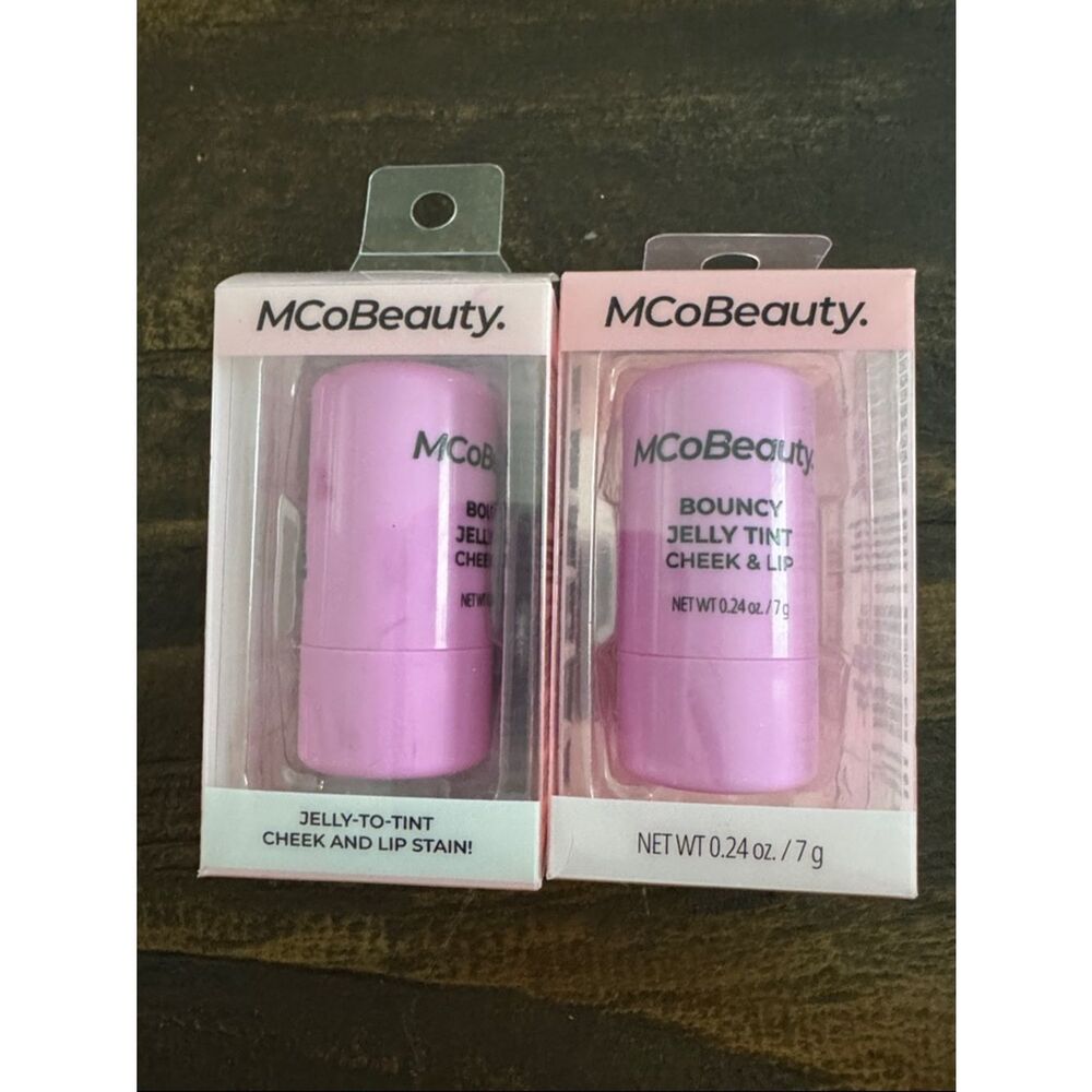 Bouncy Jelly Tint Cheek & Lip - Light Pink Berry pop x 2